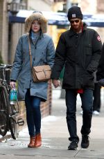 EMMA STONE and Andrew Garfield Out and About in New York 0701