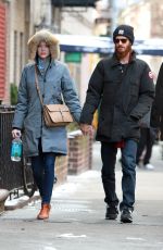 EMMA STONE and Andrew Garfield Out and About in New York 0701