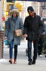 EMMA STONE and Andrew Garfield Out and About in New York 0701