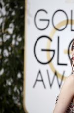EMMA STONE at 2015 Golden Globe Awards in Beverly Hills