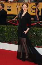 EMMA STONE at 2015 Screen Actor Guild Awards in Los Angeles