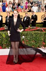 EMMA STONE at 2015 Screen Actor Guild Awards in Los Angeles