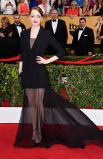EMMA STONE at 2015 Screen Actor Guild Awards in Los Angeles