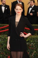EMMA STONE at 2015 Screen Actor Guild Awards in Los Angeles