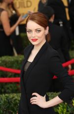 EMMA STONE at 2015 Screen Actor Guild Awards in Los Angeles