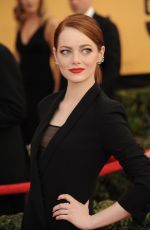 EMMA STONE at 2015 Screen Actor Guild Awards in Los Angeles