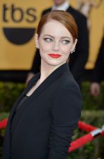 EMMA STONE at 2015 Screen Actor Guild Awards in Los Angeles