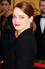 EMMA STONE at 2015 Screen Actor Guild Awards in Los Angeles