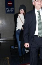 EMMA STONE at LAX Airport in Los Angeles