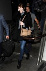 EMMA STONE at Los Angeles international Airport 2401