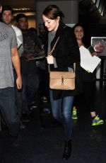 EMMA STONE at Los Angeles international Airport 2401