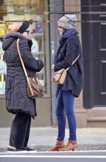 EMMA STONE in Jeans Out and About in New York 1501