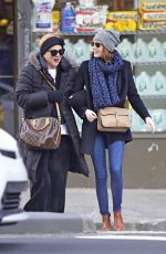 EMMA STONE in Jeans Out and About in New York 1501