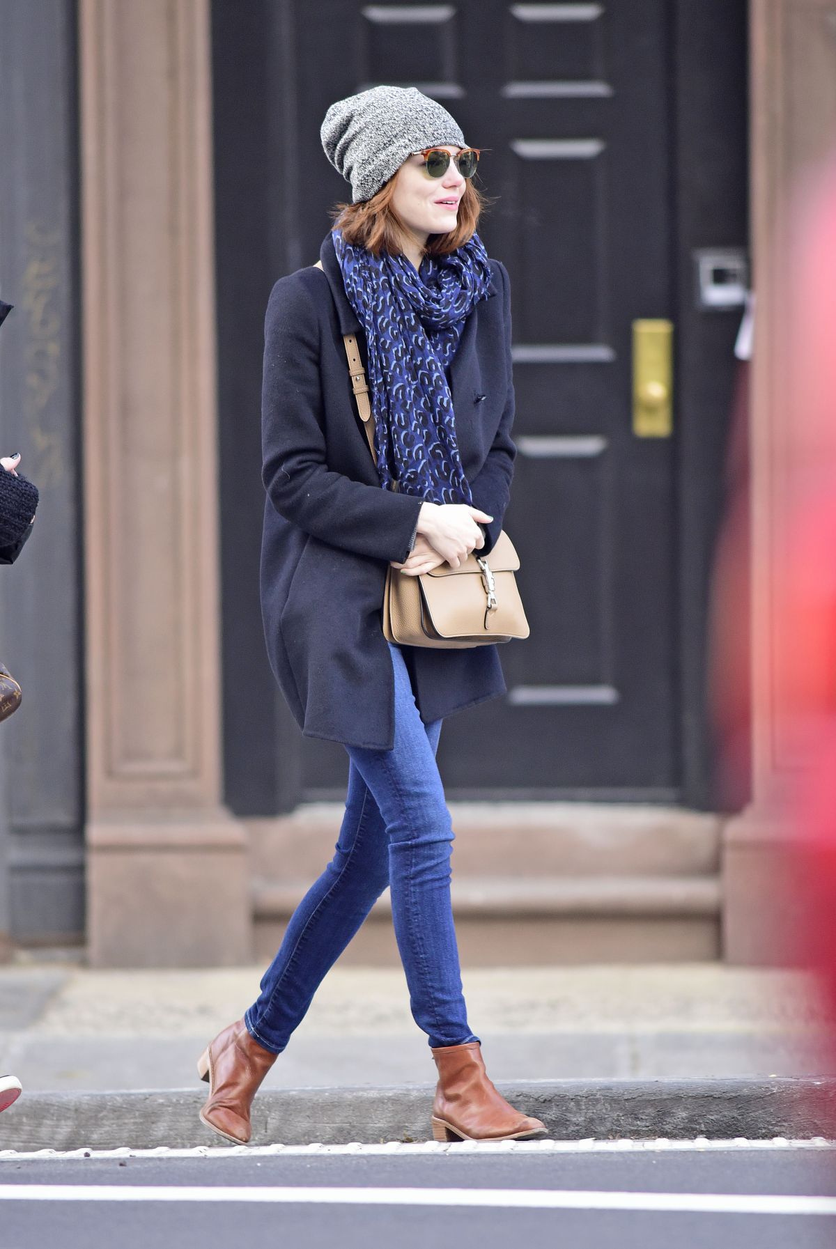 EMMA STONE in Jeans Out and About in New York – HawtCelebs