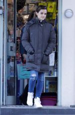 EMMA WATSON Leaves a Coffee Shop in London