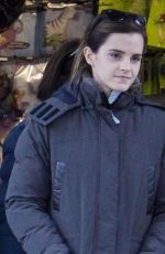 EMMA WATSON Leaves a Coffee Shop in London