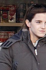 EMMA WATSON Leaves a Coffee Shop in London