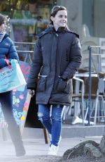 EMMA WATSON Leaves a Coffee Shop in London