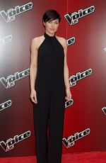 EMMA WILLIS at The Voice UK Series 4 Launch Photocall in London