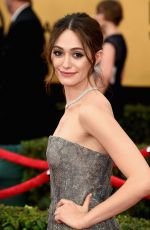 EMMY ROSSUM at 2015 Screen Actor Guild Awards in Los Angeles