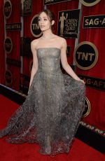 EMMY ROSSUM at 2015 Screen Actor Guild Awards in Los Angeles