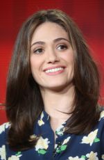 EMMY ROSSUM at TCA Press Tour in Pasadena