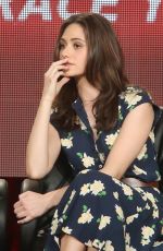 EMMY ROSSUM at TCA Press Tour in Pasadena