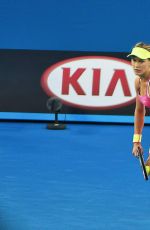 EUGENIE BOUCHARD at 2nd Round Match of Australian Open