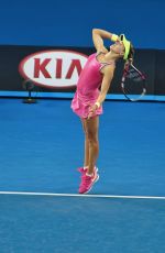 EUGENIE BOUCHARD at 2nd Round Match of Australian Open