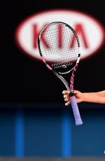 EUGENIE BOUCHARD at 2nd Round Match of Australian Open