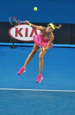 EUGENIE BOUCHARD at 2nd Round Match of Australian Open