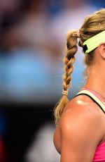 EUGENIE BOUCHARD at 2nd Round Match of Australian Open