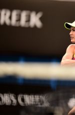 EUGENIE BOUCHARD at 2nd Round Match of Australian Open