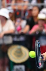 EUGENIE BOUCHARD at Practice Session in Melbourne