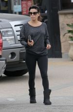 EVA LONGORIA in Tights Out Shopping in Malibu