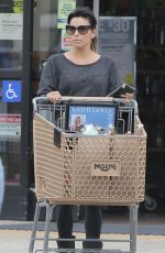 EVA LONGORIA in Tights Out Shopping in Malibu