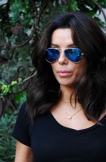 EVA LONGORIA Leaves Ken Paves Salon in Los Angeles 0501