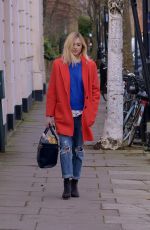 FEARNE COTTON in Ripped Jeans Out in London 30010