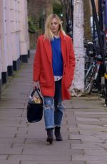 FEARNE COTTON in Ripped Jeans Out in London 30010