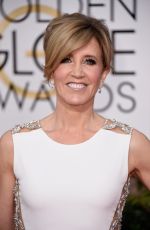 FELICITY HUFFMAN at 2015 Golden Globe Awards in Beverly Hills