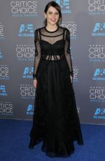 FELICITY JONES at 2015 Critics Choice Movie Awards in Los Angeles