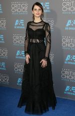 FELICITY JONES at 2015 Critics Choice Movie Awards in Los Angeles