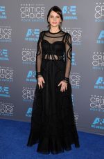 FELICITY JONES at 2015 Critics Choice Movie Awards in Los Angeles