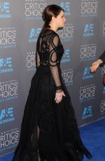 FELICITY JONES at 2015 Critics Choice Movie Awards in Los Angeles