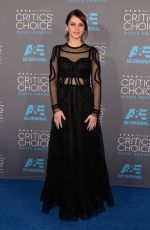 FELICITY JONES at 2015 Critics Choice Movie Awards in Los Angeles