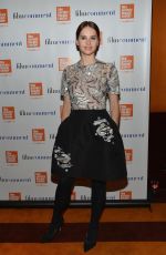 FELICITY JONES at 2015 Film Comment Luncheon in New York