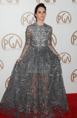 FELICITY JONES at 2015 Producers Guild Awards in Los Angeles