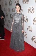 FELICITY JONES at 2015 Producers Guild Awards in Los Angeles