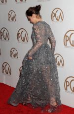 FELICITY JONES at 2015 Producers Guild Awards in Los Angeles