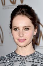 FELICITY JONES at 2015 Producers Guild Awards in Los Angeles